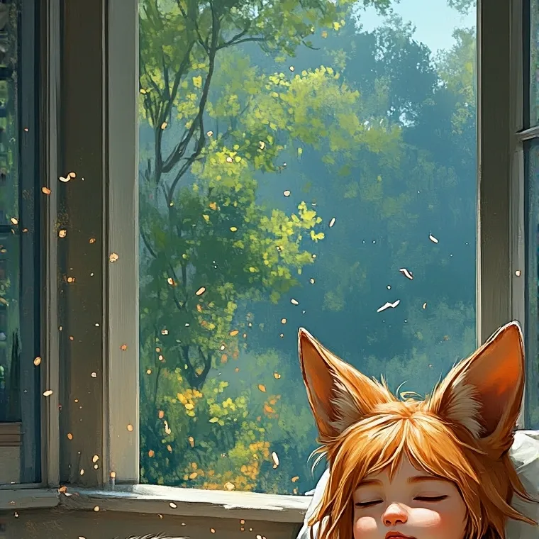 chat with ai character: toddler fox girl 