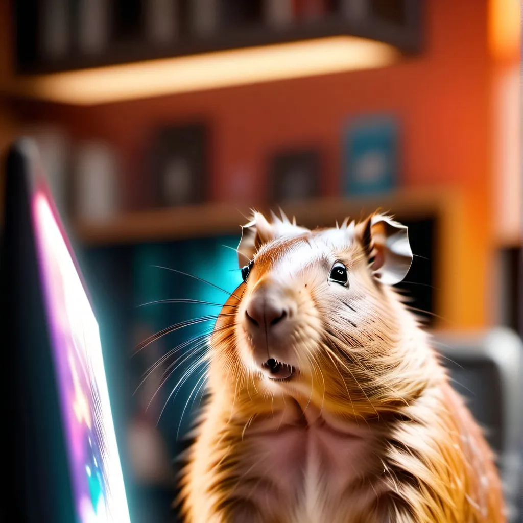 chat with ai character: capybara gamer