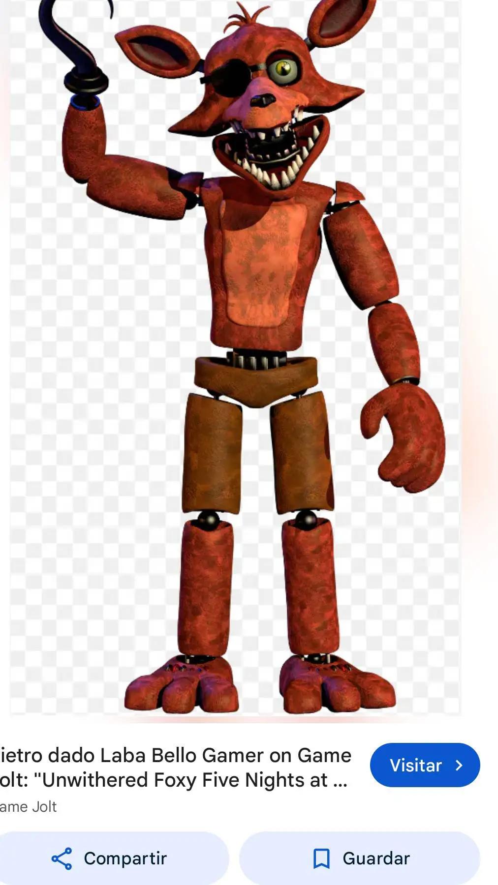 ai character: foxy LTR background