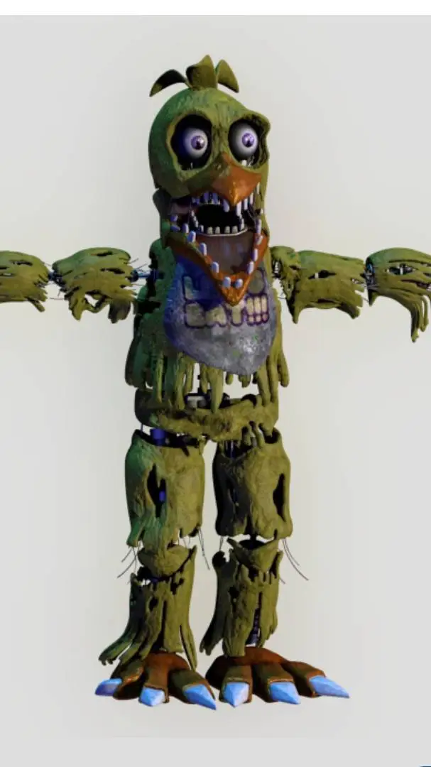 ai character: rotten chica  background