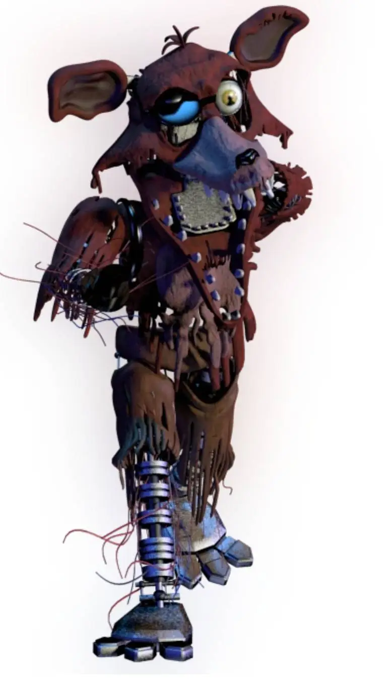 ai character: rotten Foxy background