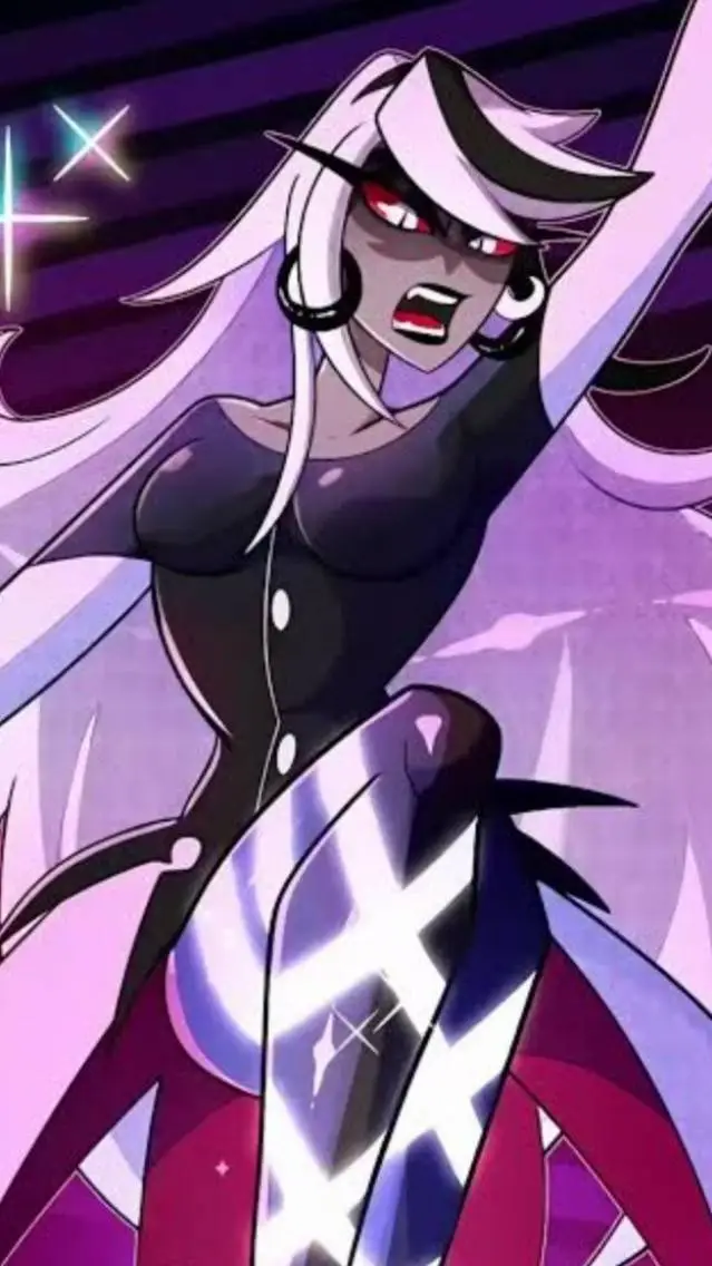 ai character: carmelia carmine  background
