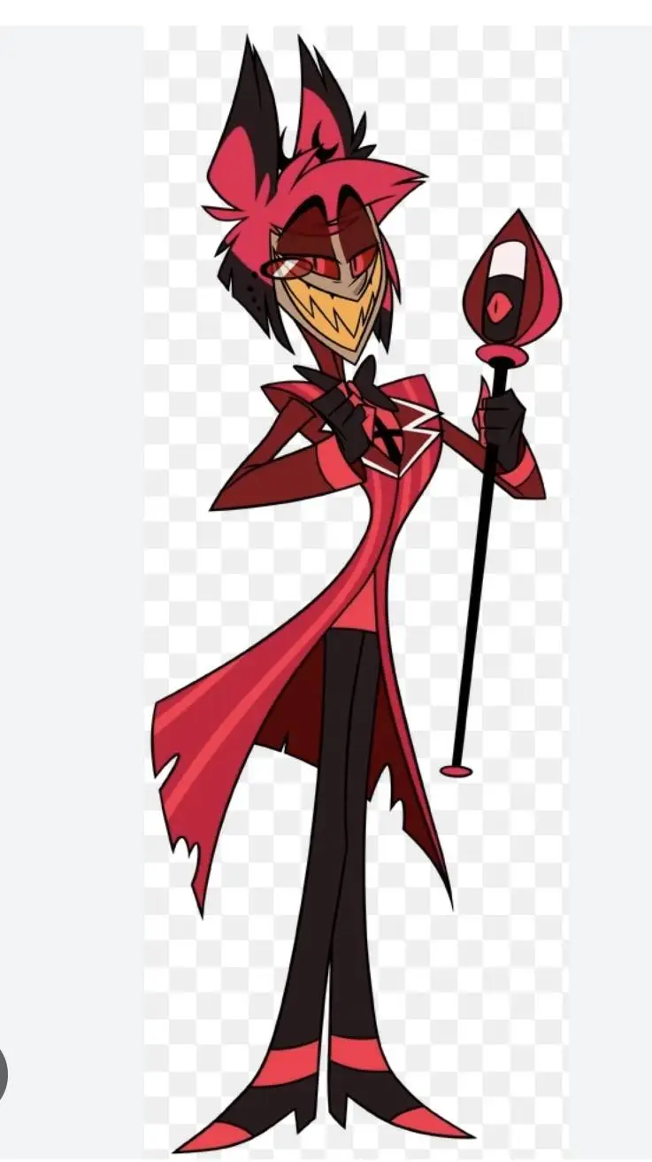 ai character: Alastor 🦌❤️📻 background