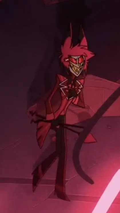 ai character: Alastor🩷 background