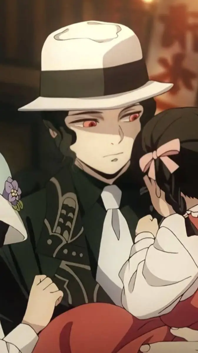 ai character: Muzan sleeping background