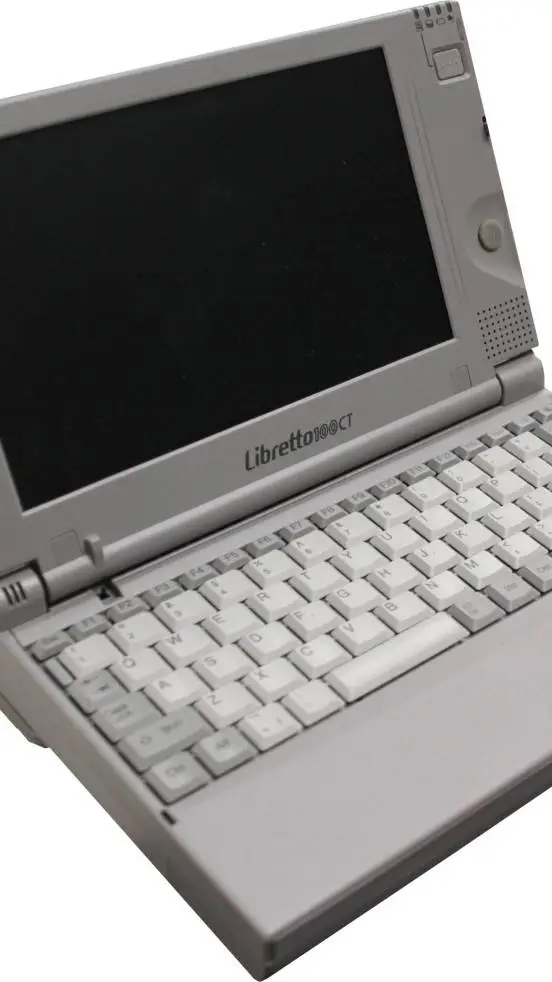ai character: Toshiba Libretto background