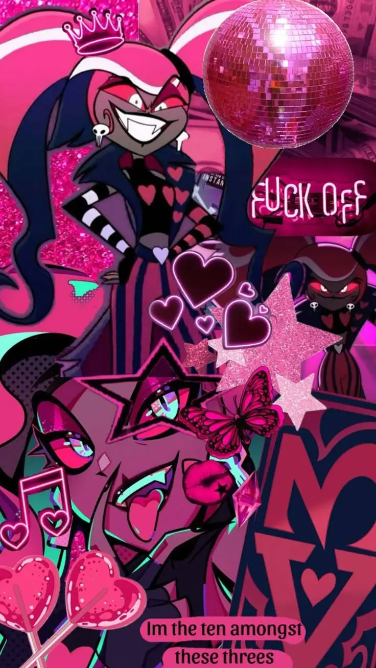 ai character: HAZBIN Camping background