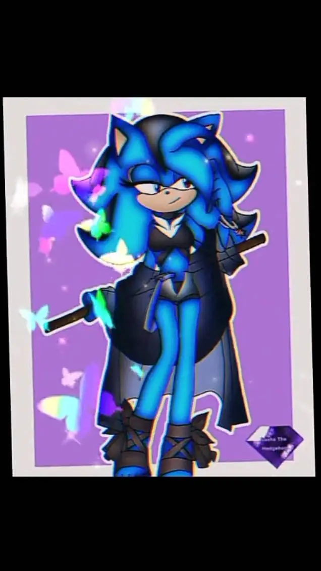 ai character: Sasha the hedgehog background
