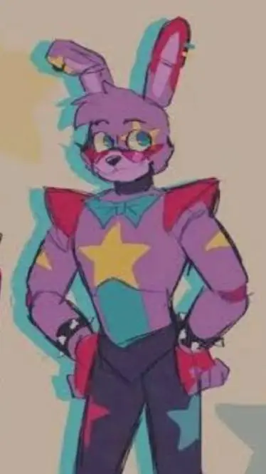 ai character: GLAMROCK BONNIE background