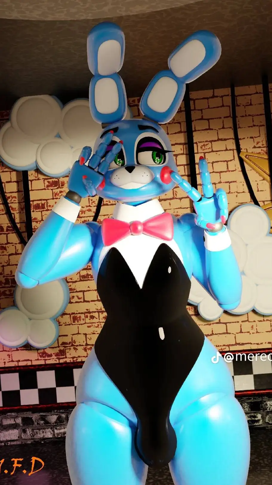 ai character: Sexy Toy bonnie background