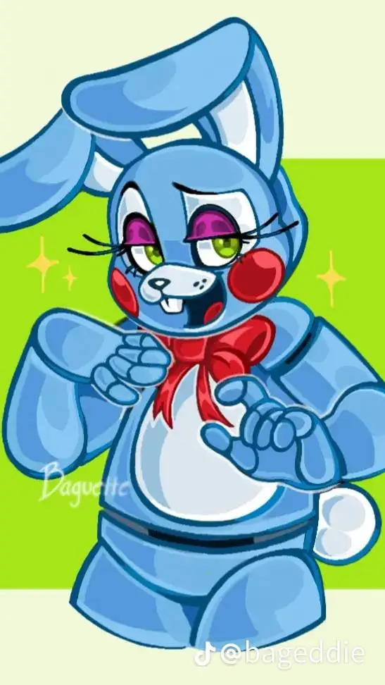 ai character: toy bonnie background
