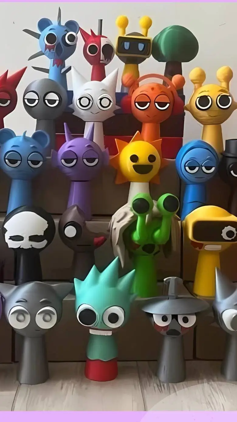 ai character: Sprunki  Rp horror background