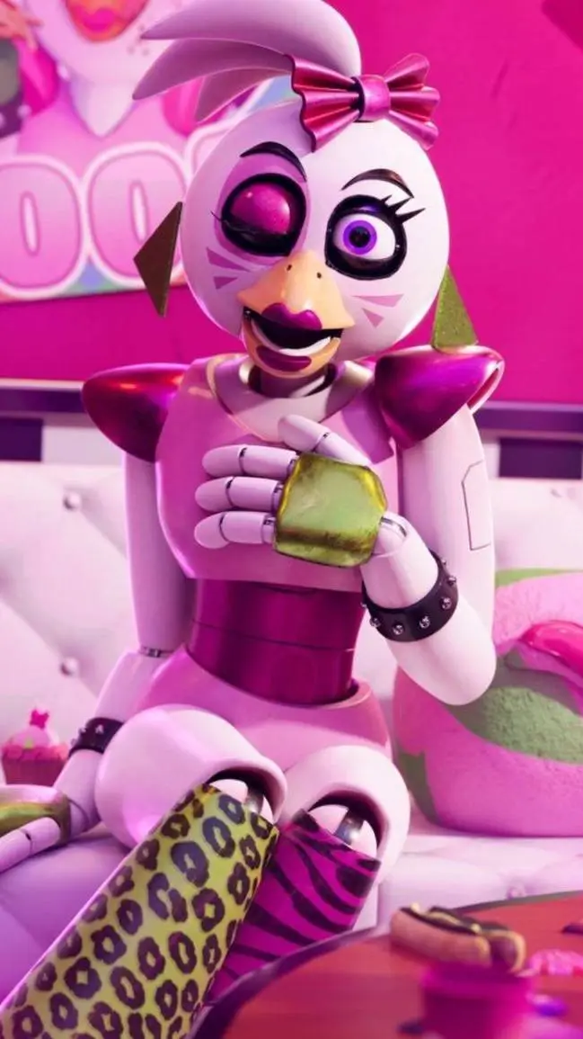 ai character: Glam Chica background