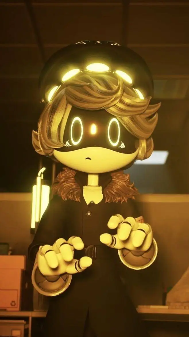 ai character: N murder drones background