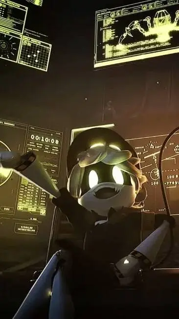 ai character: N murder drones background