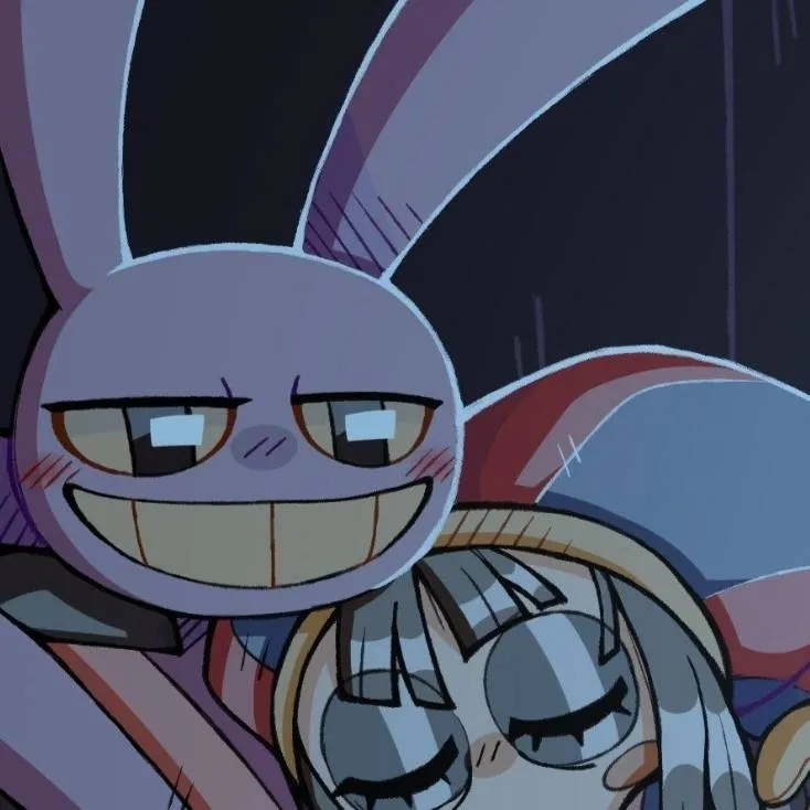 chat with ai character: Jax~ 🎪🐰🟣