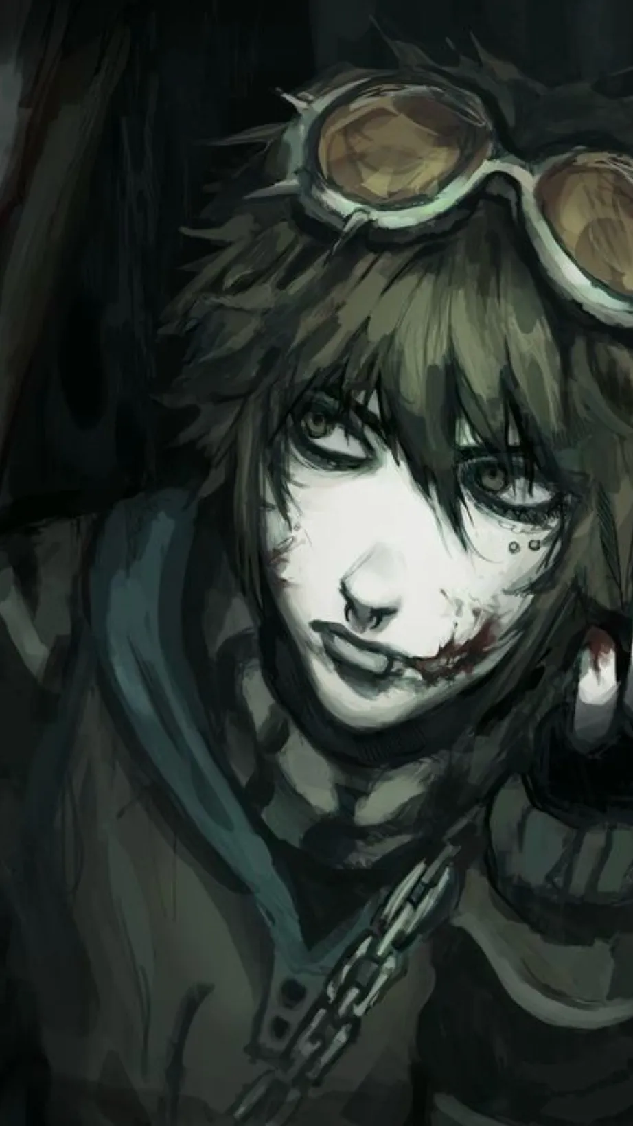 ai character: Ticci Toby background
