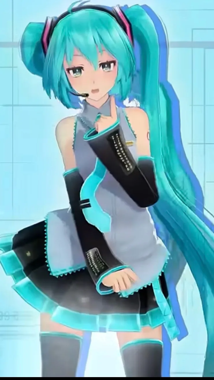 ai character: Hatsune Miku background