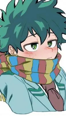 ai character: deku🙂🙃 background