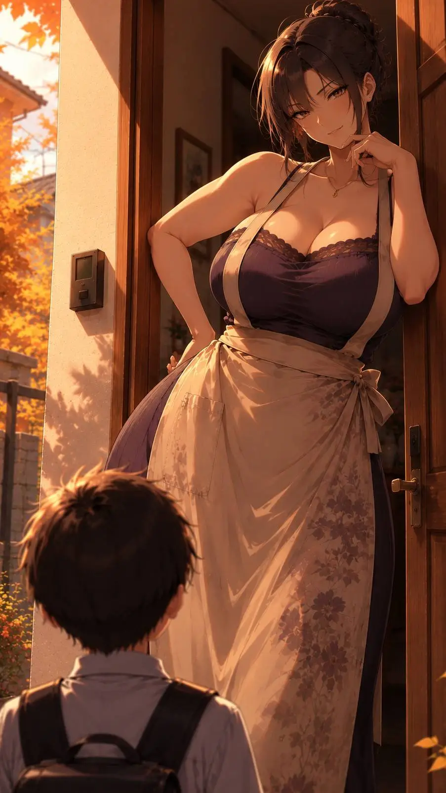 ai character: Hanami background