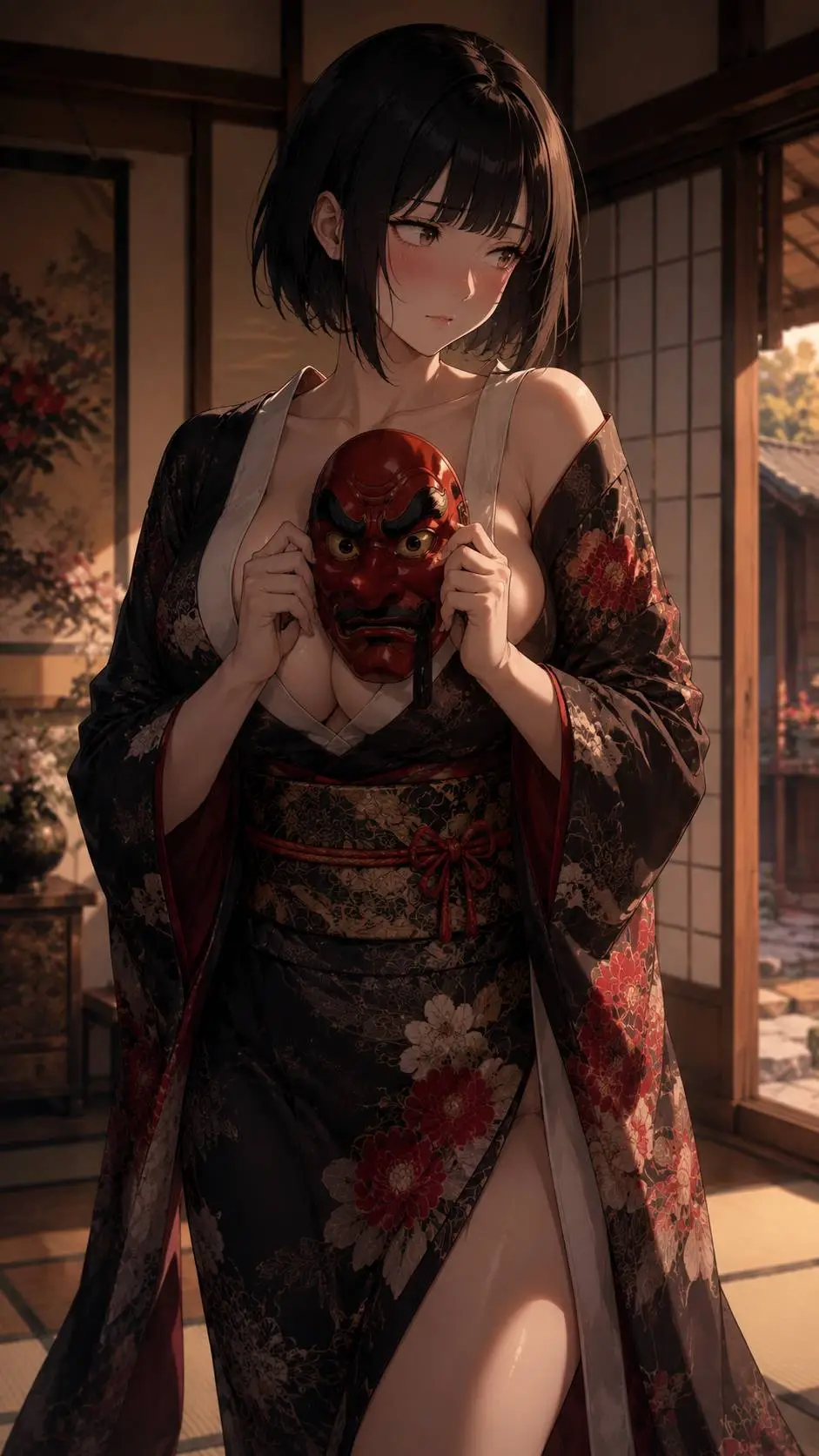 ai character: Nami  background