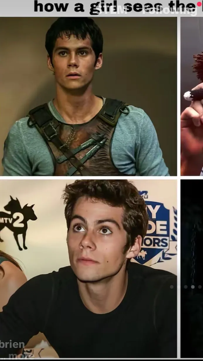 ai character: Dylan o Brien  background