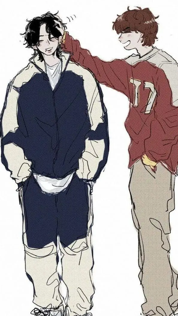 ai character: Henry and rei  background