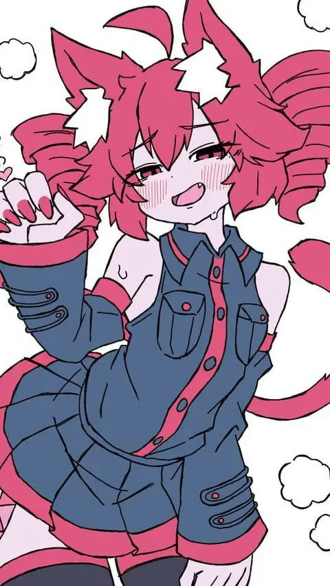 ai character: 🌹KASANE TETO GATO🐱 background