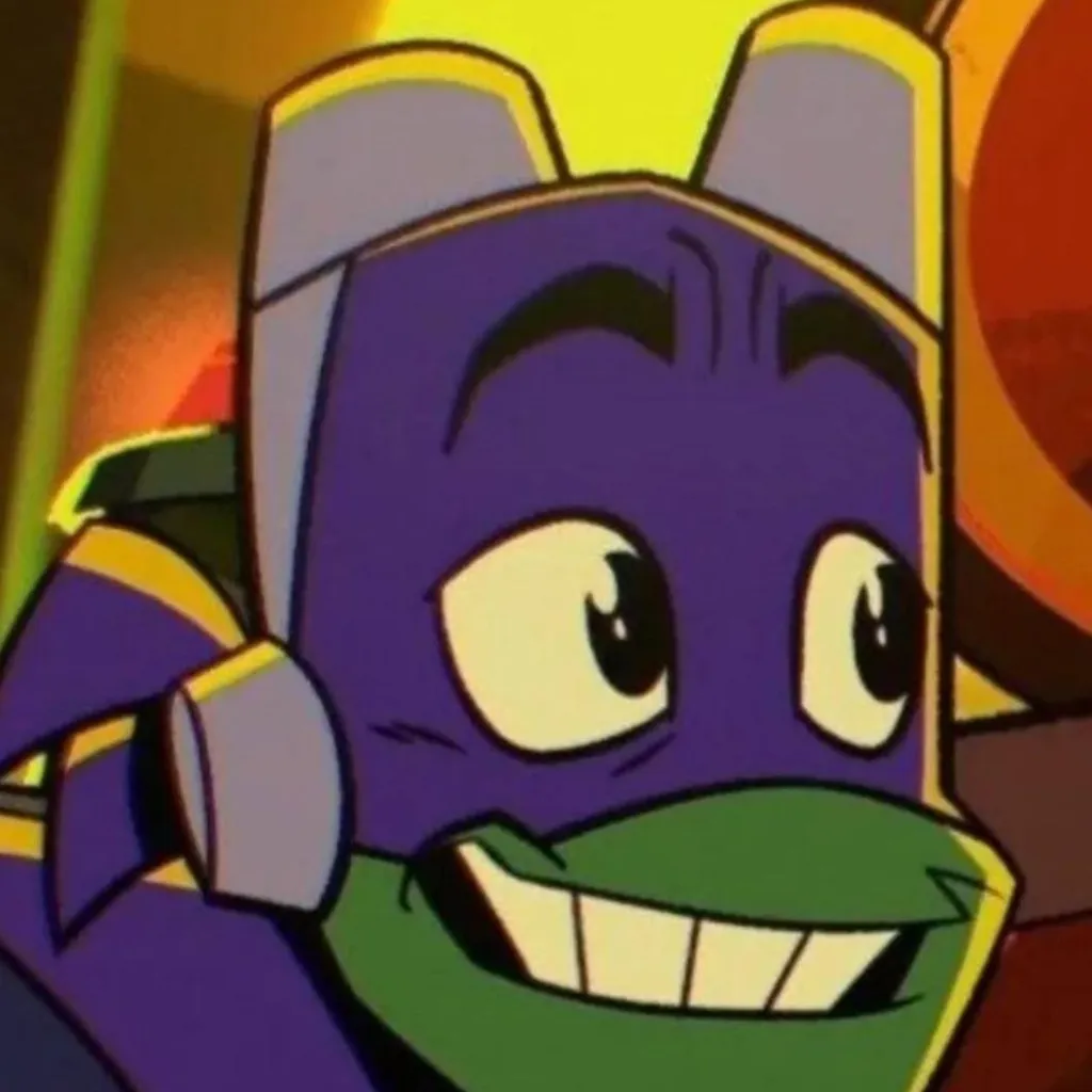 chat with ai character: Donatello happy