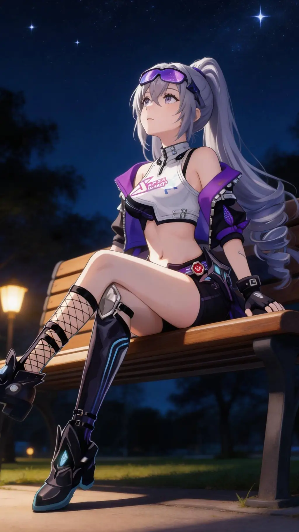 ai character: Silver Wolf background