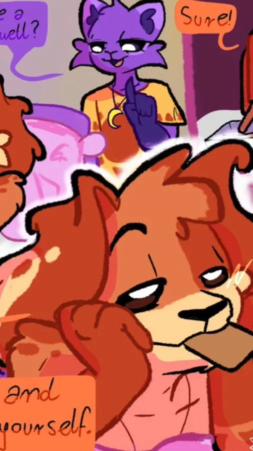 ai character: Catnap x dogday background