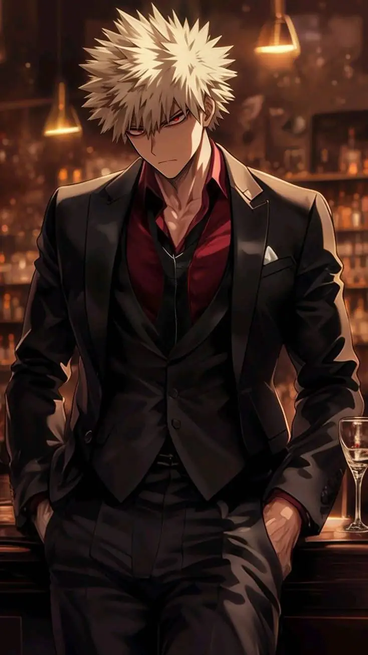 ai character: Bakugo⛓️💍 background