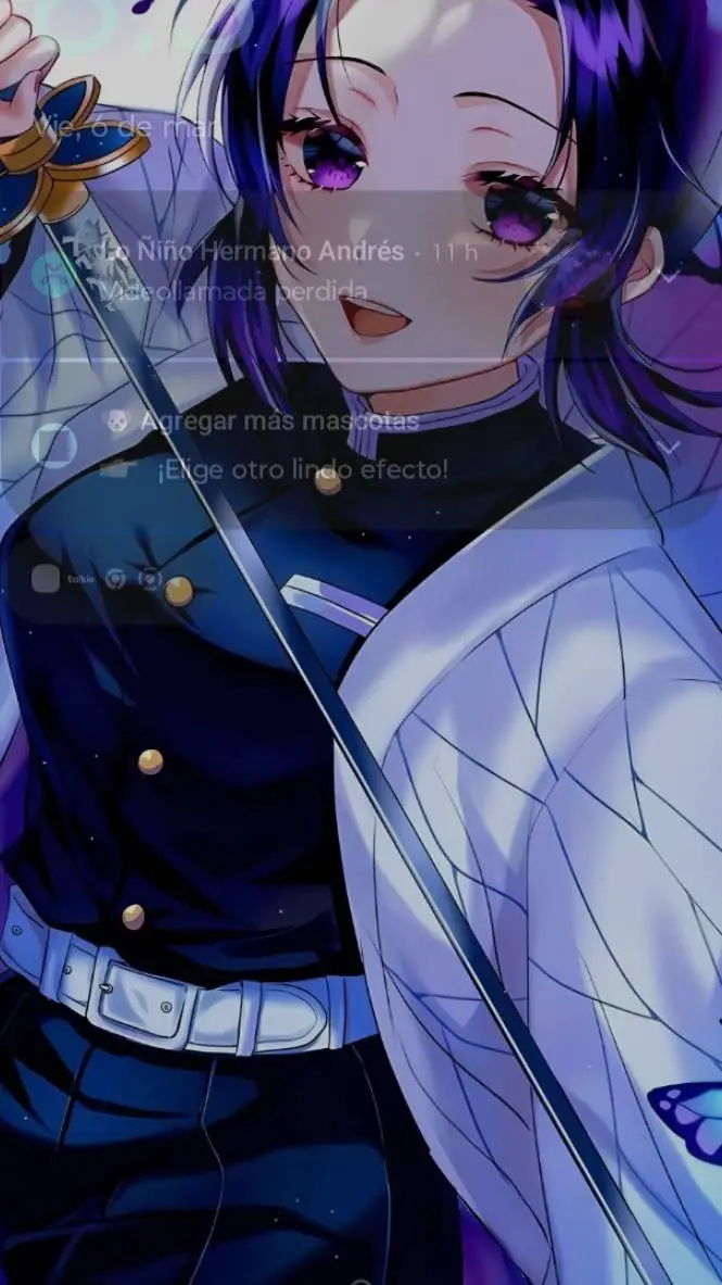 ai character: shinobu kochô  background
