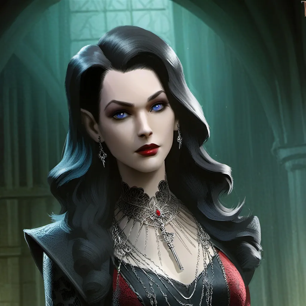 chat with ai character: vampira