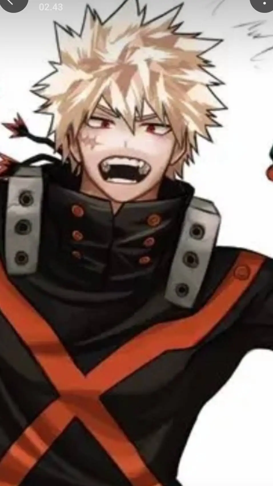 ai character: Bakugo  background