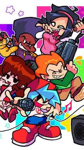 ai character: fnf sleepover  background