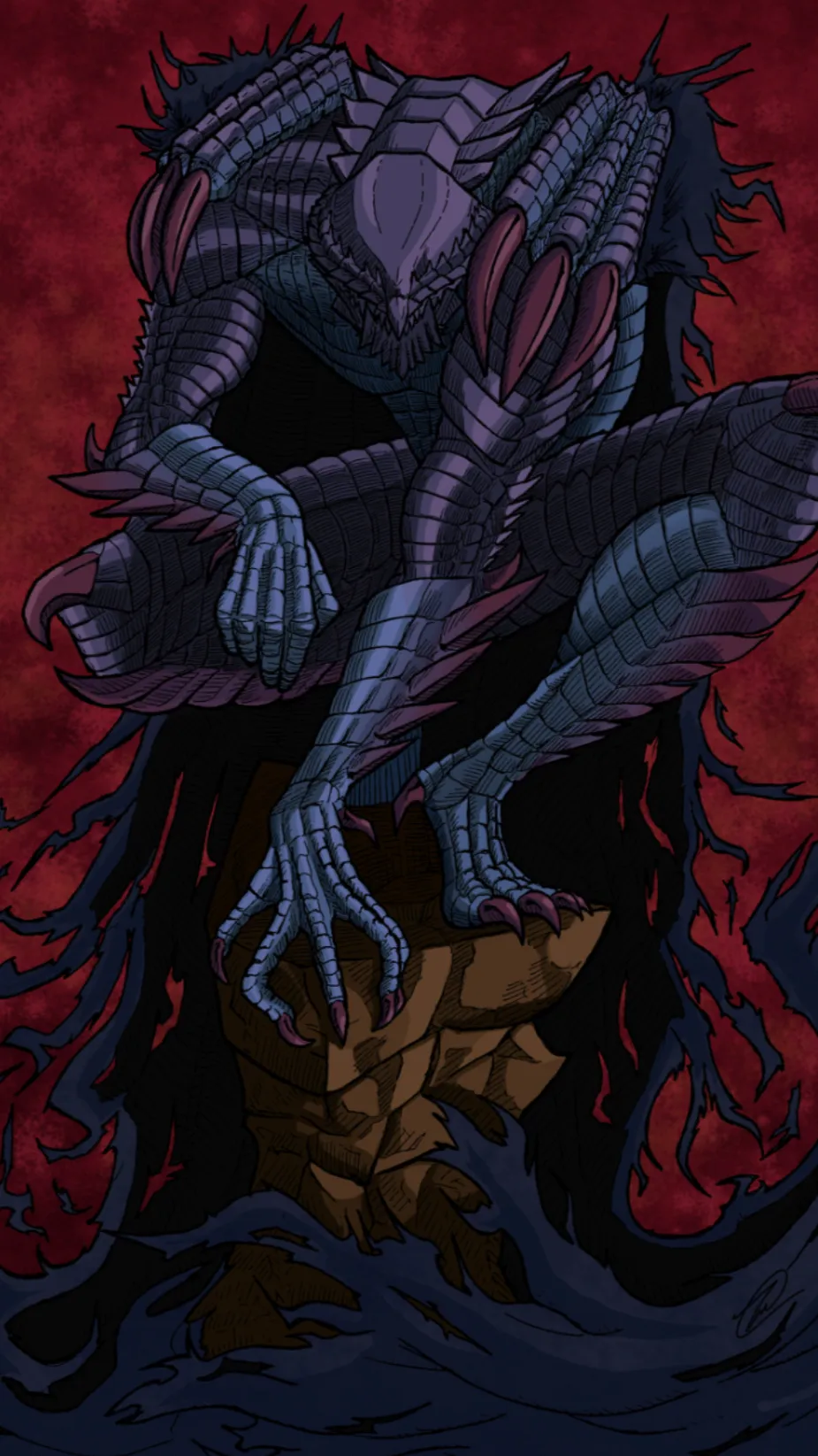 ai character: Gore Magala background