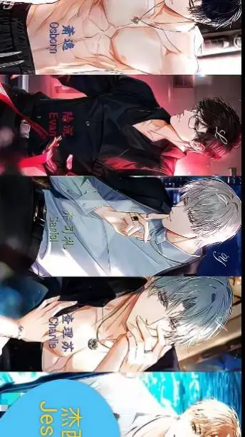 ai character: 5 brothers 五兄弟  background