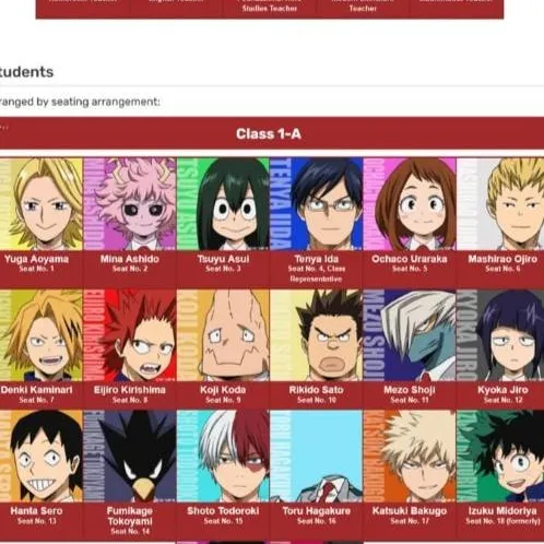 chat with ai character: MHA Class