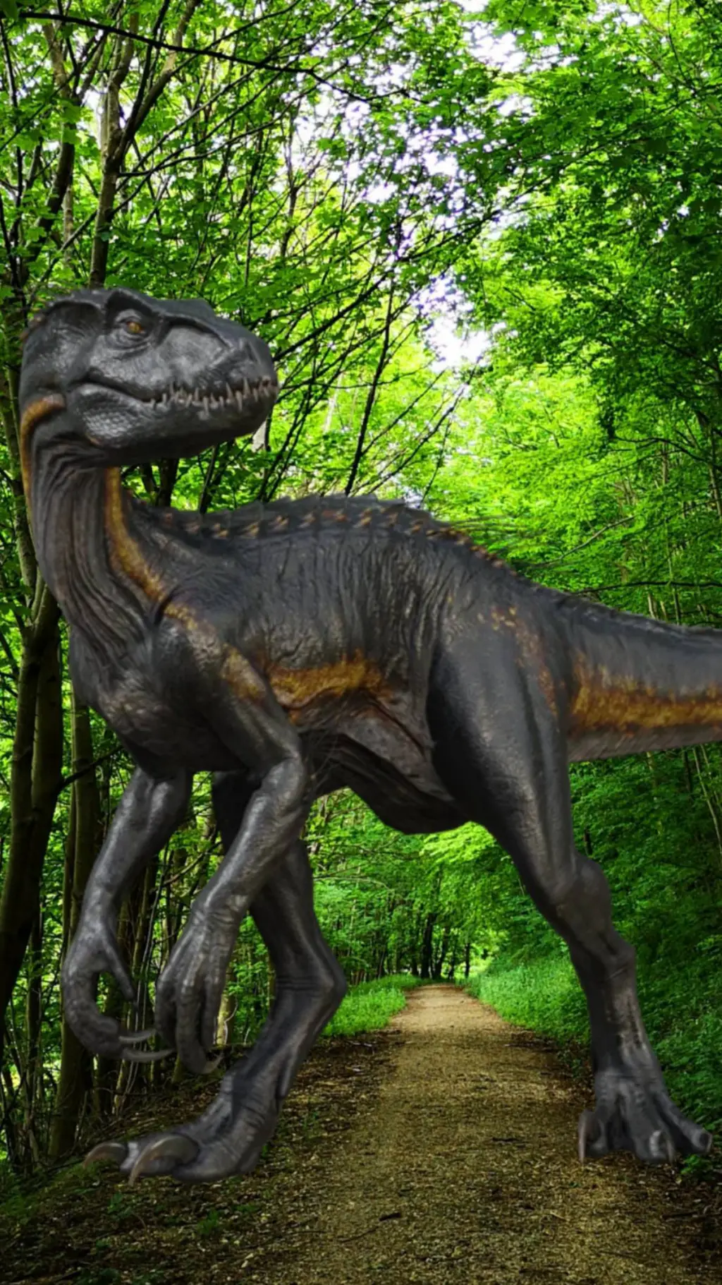 ai character: indoraptor  background