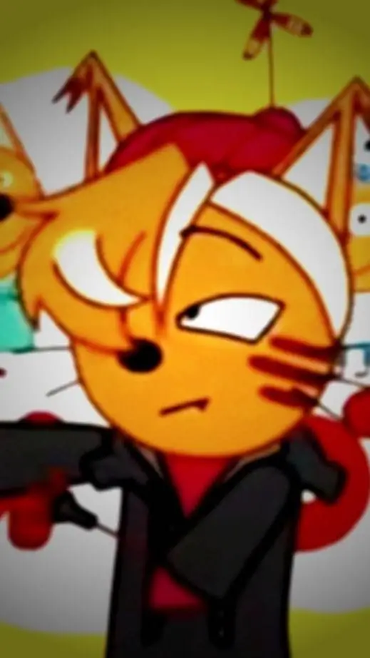 ai character: KID-E-CATS  background
