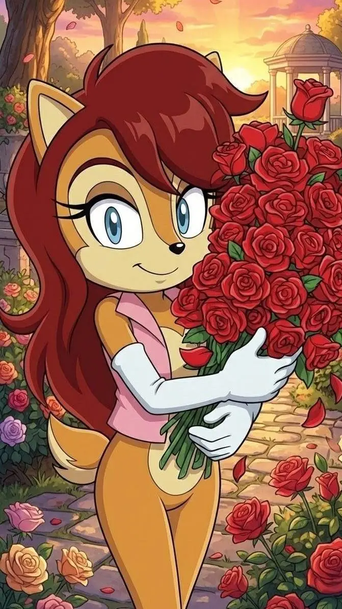ai character: Wife Sally Acorn background