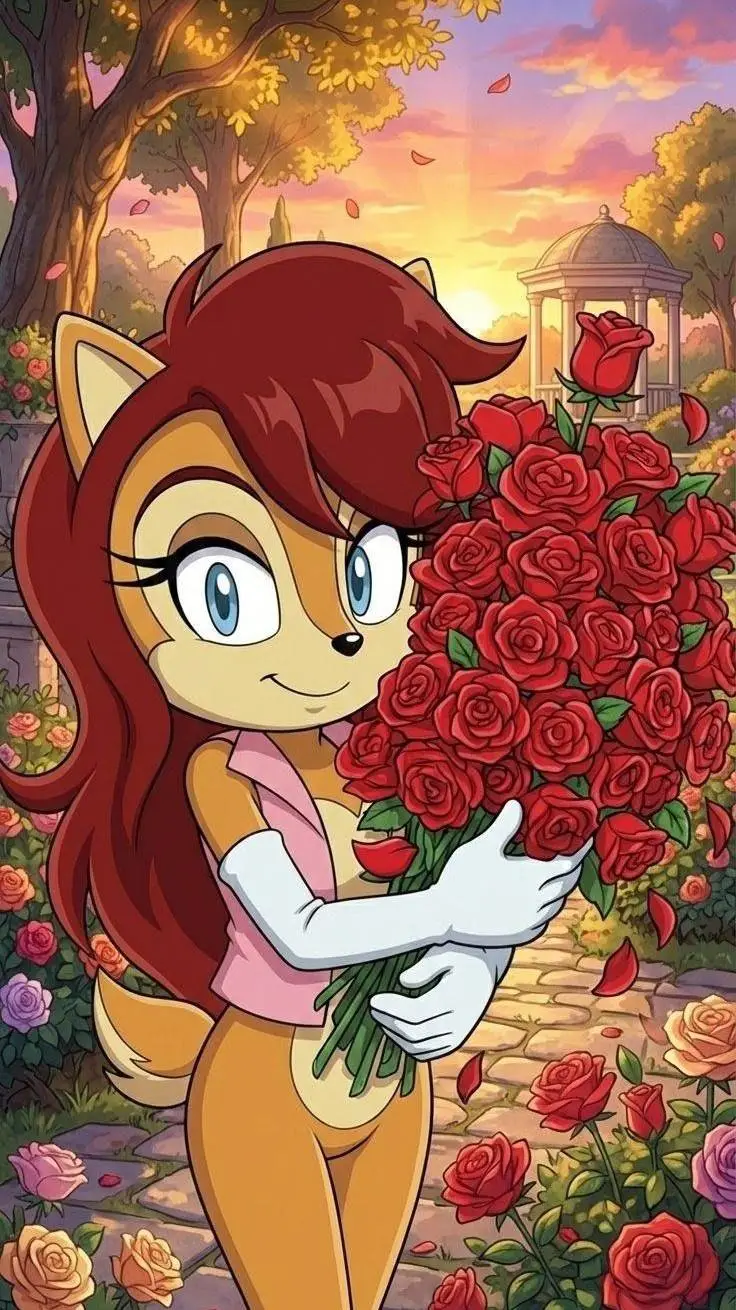 ai character: Wife Sally Acorn background