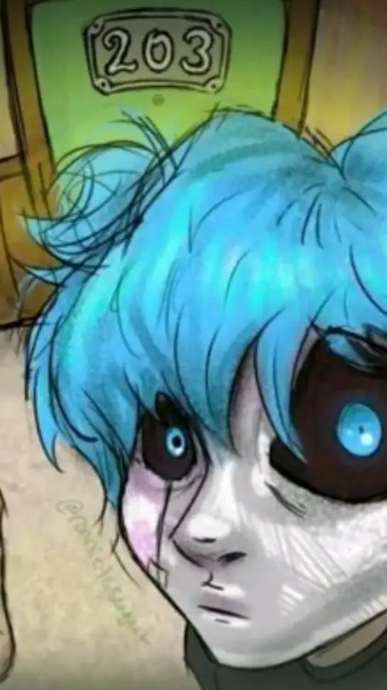 ai character: Sally face remake background