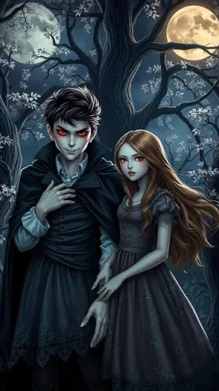 ai character: Vampire  background