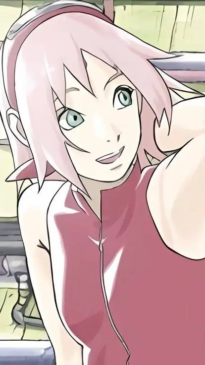 ai character: Sakura Haruno~🌸 background