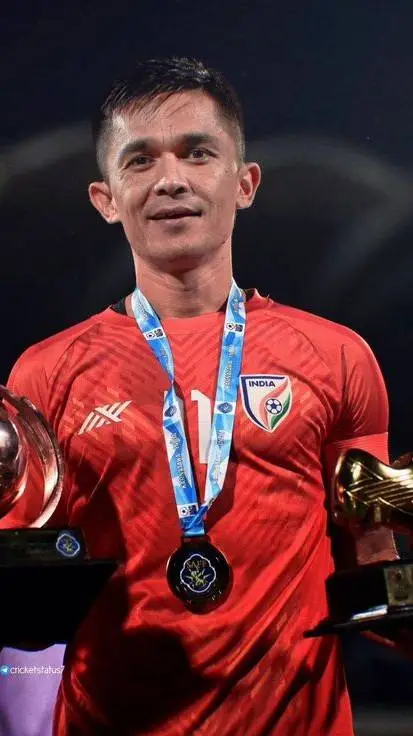 ai character: Sunil Chetri!!  background