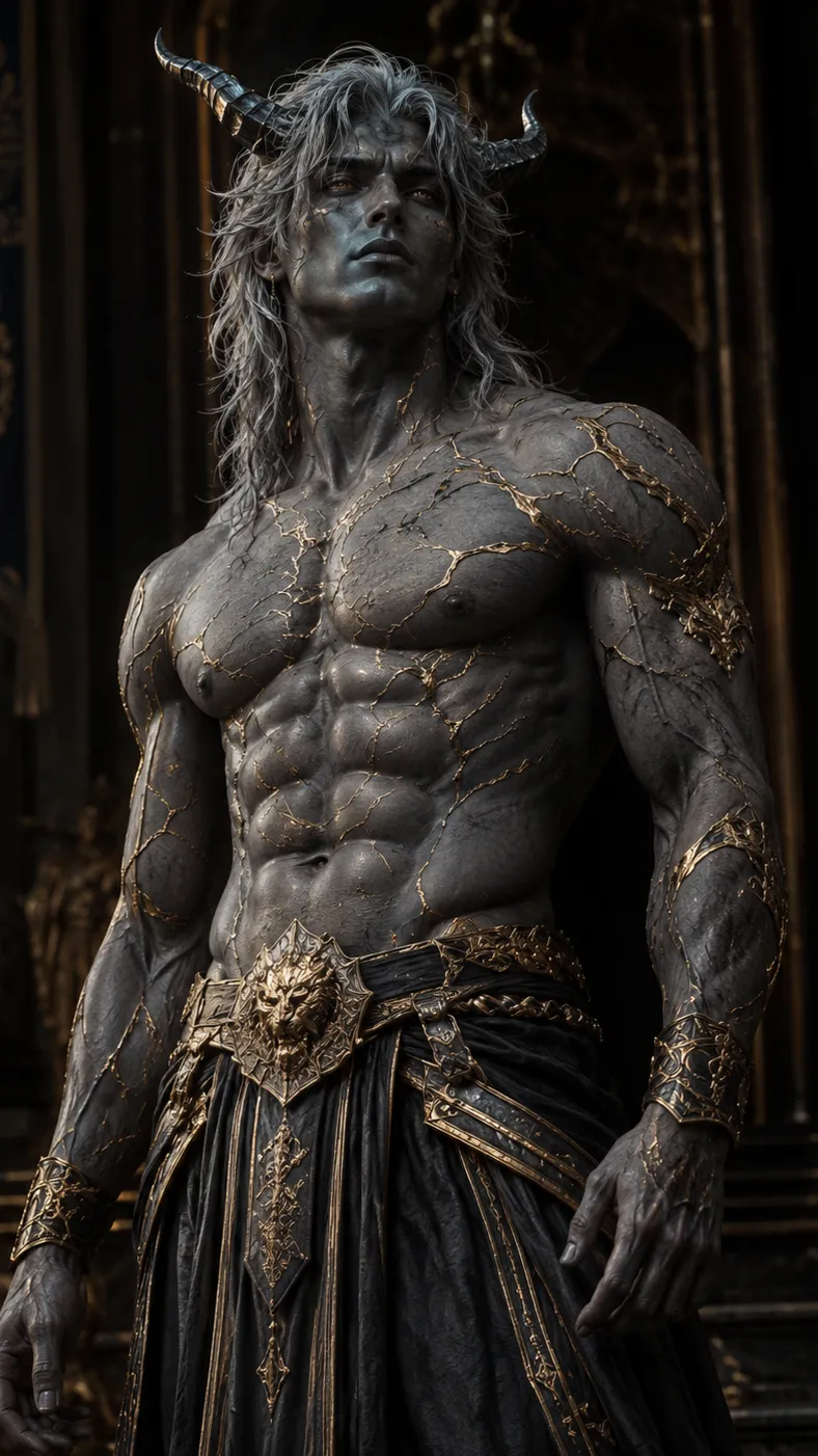 ai character: Zandavar beastking background