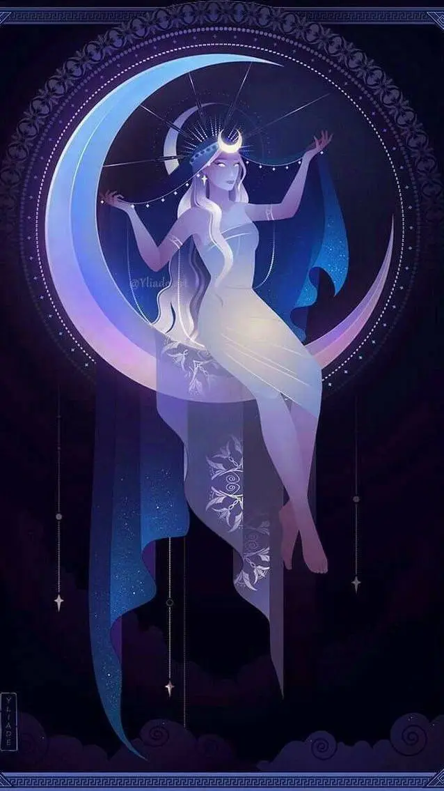 ai character: Selene background