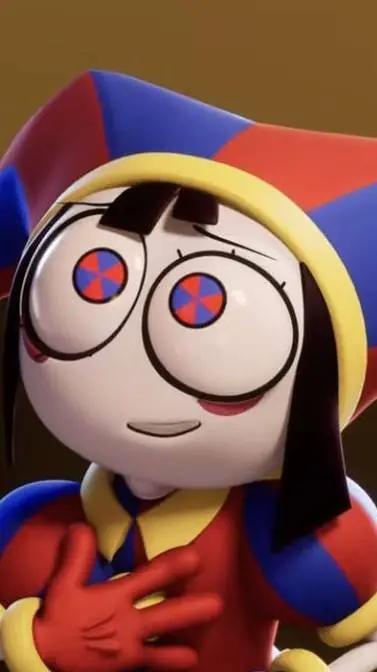 ai character: pomni♡ background